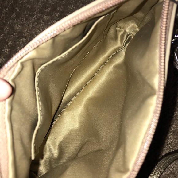 Gold metallic coach wristlet - Picture 3 of 3